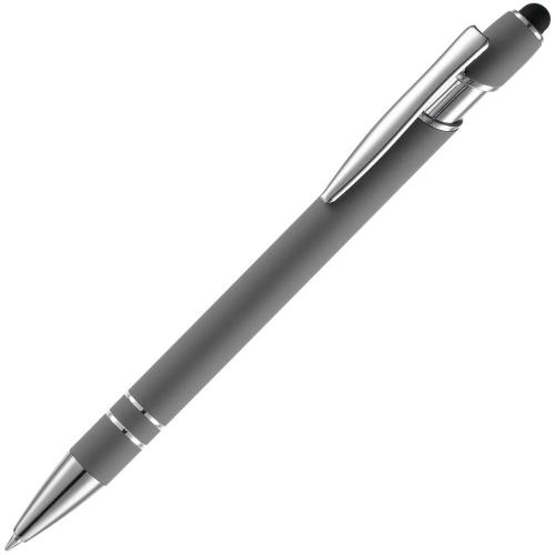 Ручка шариковая Pointer Soft Touch со стилусом; - купить бизнесс-сувениры в Воронеже