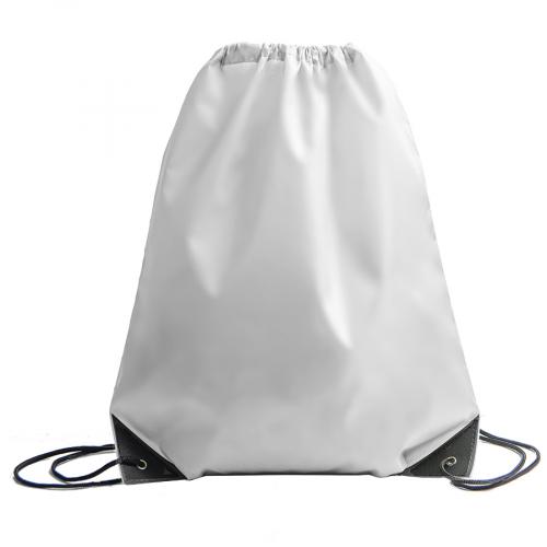 Рюкзак мешок с укреплёнными уголками BY DAY, белый, 35*41 см; - купить бизнесс-сувениры в Воронеже