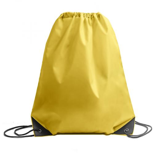 Рюкзак мешок с укреплёнными уголками BY DAY, белый, 35*41 см; - купить подарки с логотипом в Воронеже