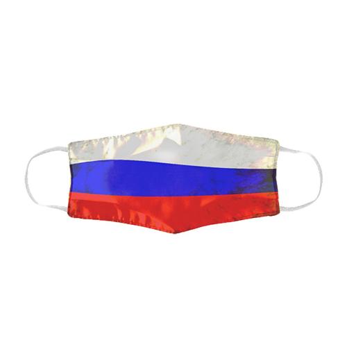 Маска для лица многоразовая с полноцветной запечаткой в крое, размер M-L; - купить именные сувениры в Воронеже