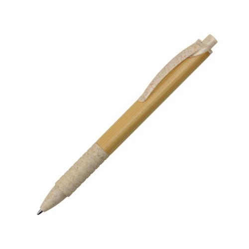 Ручка из бамбука и переработанной пшеницы шариковая Nara; - купить бизнесс-сувениры в Воронеже