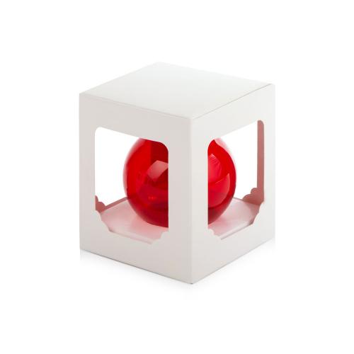 Стеклянный шар красный полупрозрачный, заготовка шара 6 см; - купить необычные подарки в Воронеже