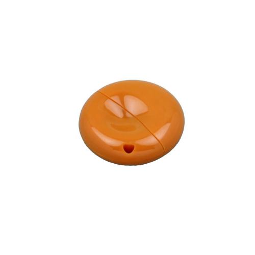 Флешка промо круглой формы, 8 Гб, оранжевый
