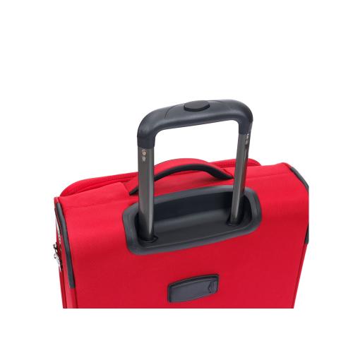 Чемодан TORBER Brosno, красный, нейлон 600D, 36,5 х 14 х 54 см; - купить подарки с логотипом в Воронеже