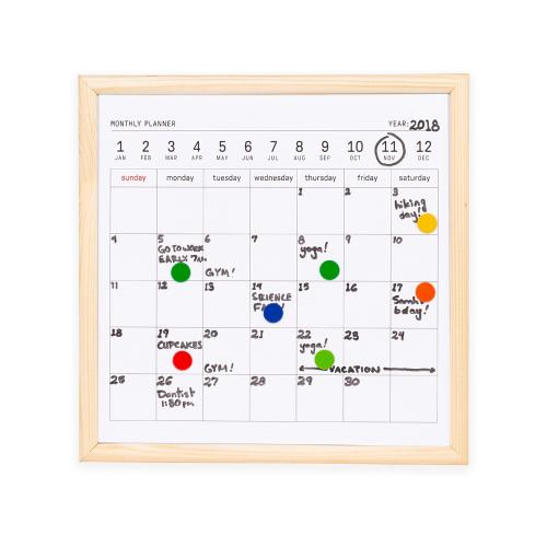 Календарь для заметок с маркером Whiteboard calendar; - купить бизнесс-сувениры в Воронеже