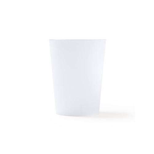 Многоразовая чашка PONTAL из гибкого полипропилена 500 мл; - купить именные сувениры в Воронеже