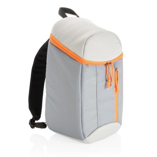 Рюкзак-холодильник Hiking, 10л - серый; оранжевый
