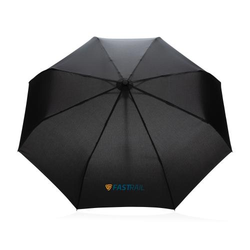 Автоматический зонт Impact из RPET AWARE™ с бамбуковой рукояткой; - купить именные сувениры в Воронеже