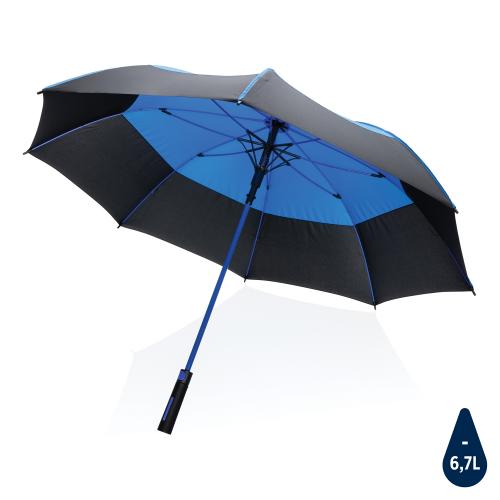 Зонт-антишторм Impact из RPET AWARE™ 190T, d120 см - синий;