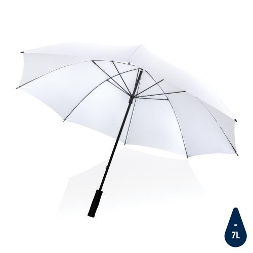 Зонт-антишторм Impact из RPET AWARE™, d130 см - белый;