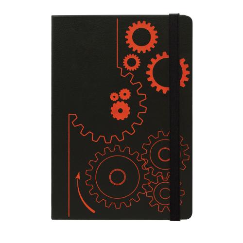 Ежедневник Chameleon BtoBook недатированный, черный/оранжевый ; - купить необычные подарки в Воронеже