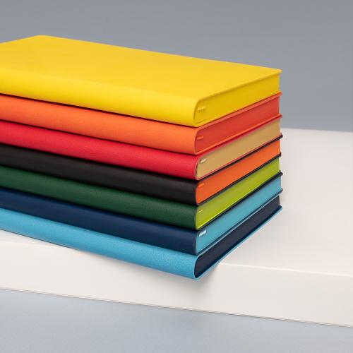 Ежедневник Латте (Latte NEW) недатированный, зеленый/лимонный ; - купить подарки с логотипом в Воронеже