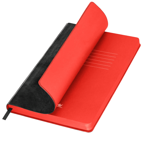 Ежедневник River side недатированный, черный/красный ; - купить бизнесс-сувениры в Воронеже