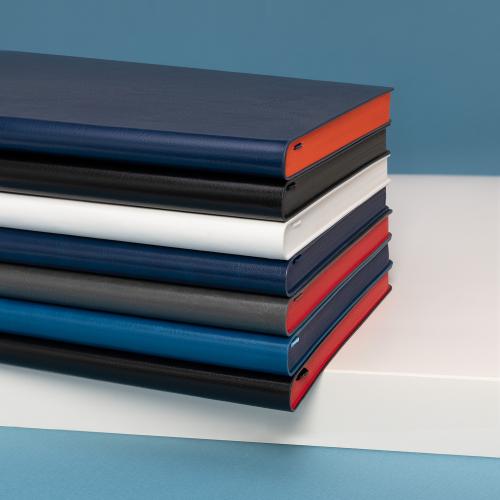 Ежедневник River side недатированный, черный/красный ; - купить подарки с логотипом в Воронеже