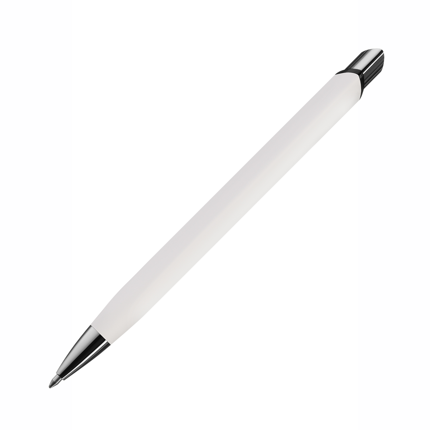 Шариковая ручка Pyramid, белая/глянец