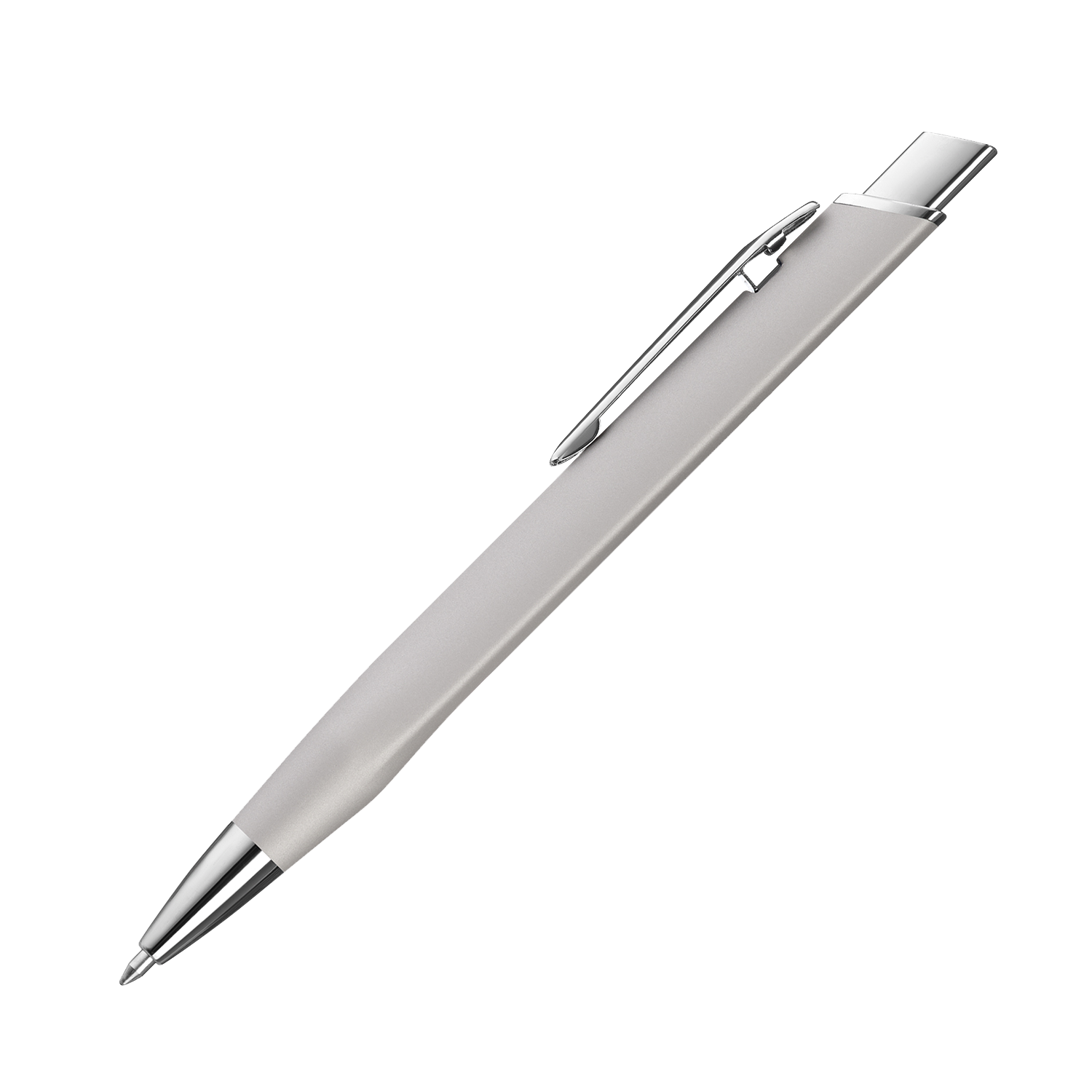 Шариковая ручка Пирамид Нео (Pyramid NEO), серебро