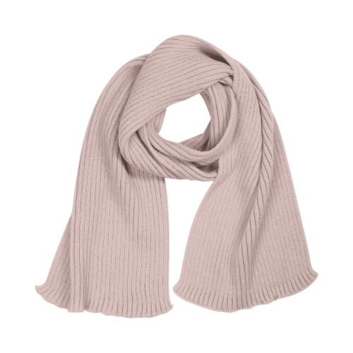 Шарф Форгес (Forges) вязаный, дымчато-розовый