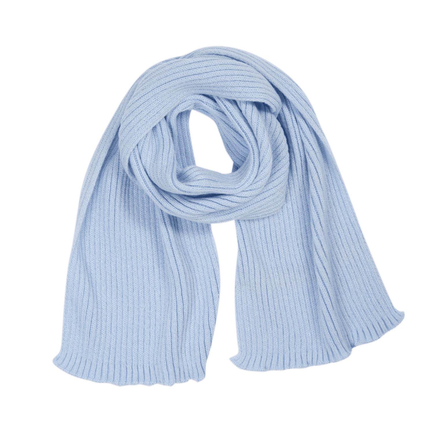 Шарф Forges вязаный, голубой