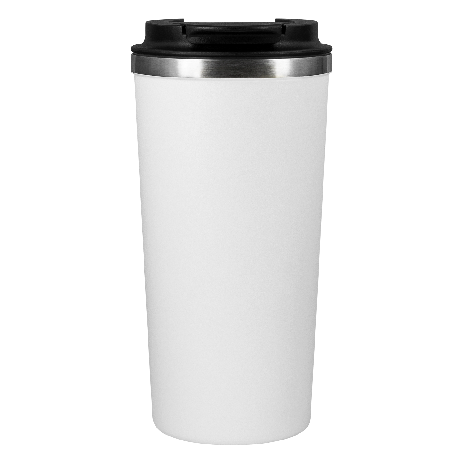 Термокружка вакуумная Палермо (Palermo), белая, зернистое покрытие