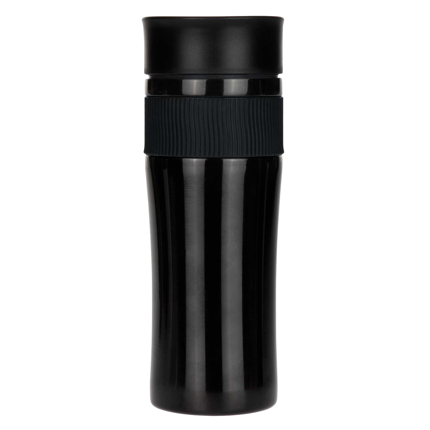 Термокружка вакуумная Поло (Polo), черная