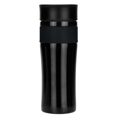 Термокружка вакуумная Поло (Polo), черная