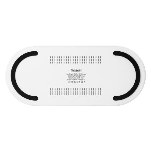 Беспроводная зарядная станция 3в1 Прайм ; - купить подарки с логотипом в Воронеже