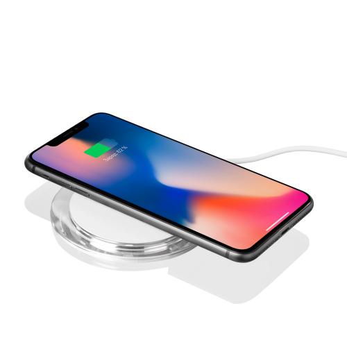 Беспроводное зарядное устройство 15W Глосс ; - купить подарки с логотипом в Воронеже