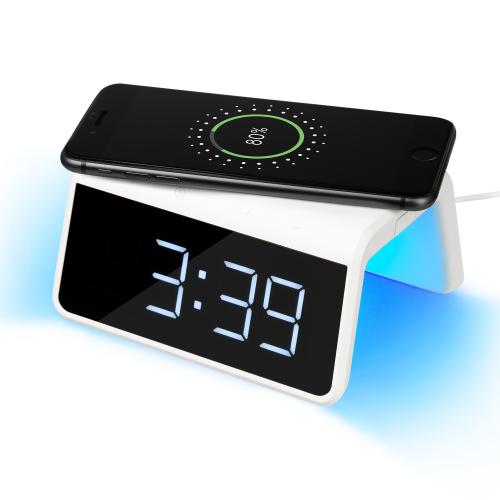 Зарядная станция с часами 15W Флейм ; - купить необычные подарки в Воронеже