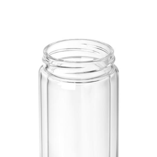 Бутылка стеклянная с двойными стенками Aravia; - купить подарки с логотипом в Воронеже