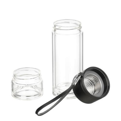 Бутылка стеклянная с двойными стенками Терсо ; - купить подарки с логотипом в Воронеже