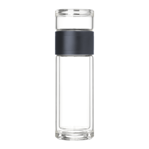 Бутылка стеклянная с двойными стенками Терсо (Terso), синяя