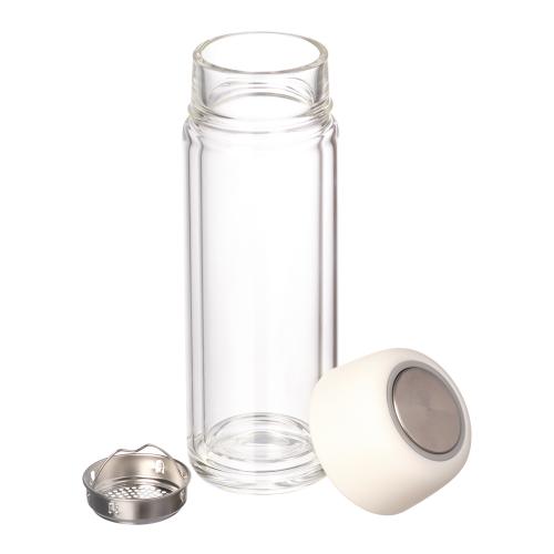 Бутылка стеклянная с двойными стенками Bianca; - купить именные сувениры в Воронеже