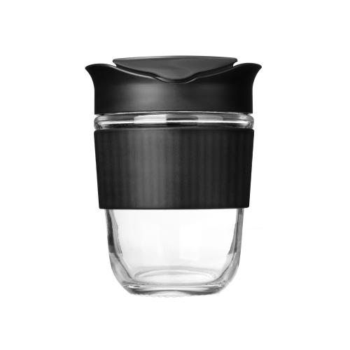 Стеклянный стакан с крышкой GlassGo; - купить бизнесс-сувениры в Воронеже