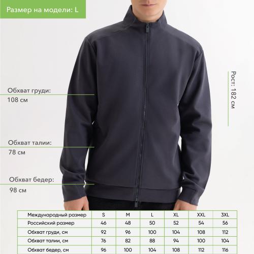 Толстовка на молнии ASTIN антрацит; - купить необычные сувениры в Воронеже