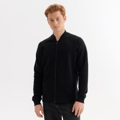 Толстовка на молнии, унисекс Торрес (Torres) черная, размер S