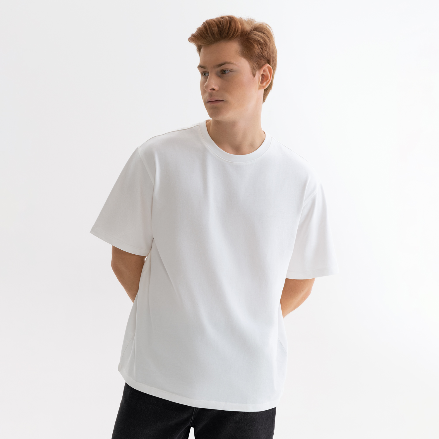 Футболка унисекс Раст (Rust), 240 гр., белая (теплый тон), размер XS