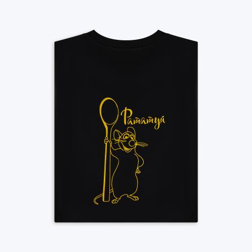 Футболка унисекс RUST, 100% хлопок, 240 гр., черная; - купить необычные сувениры в Воронеже