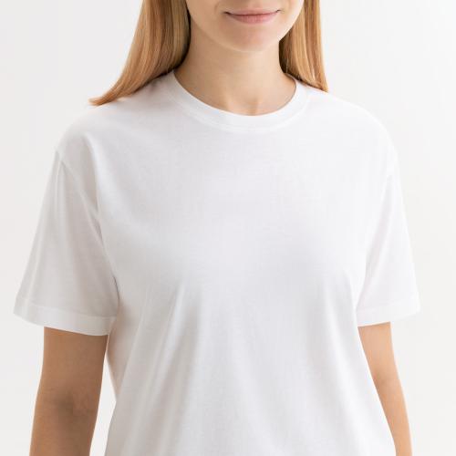 Футболка унисекс Крис (Kris), 150 гр., белая ; - купить именные сувениры в Воронеже