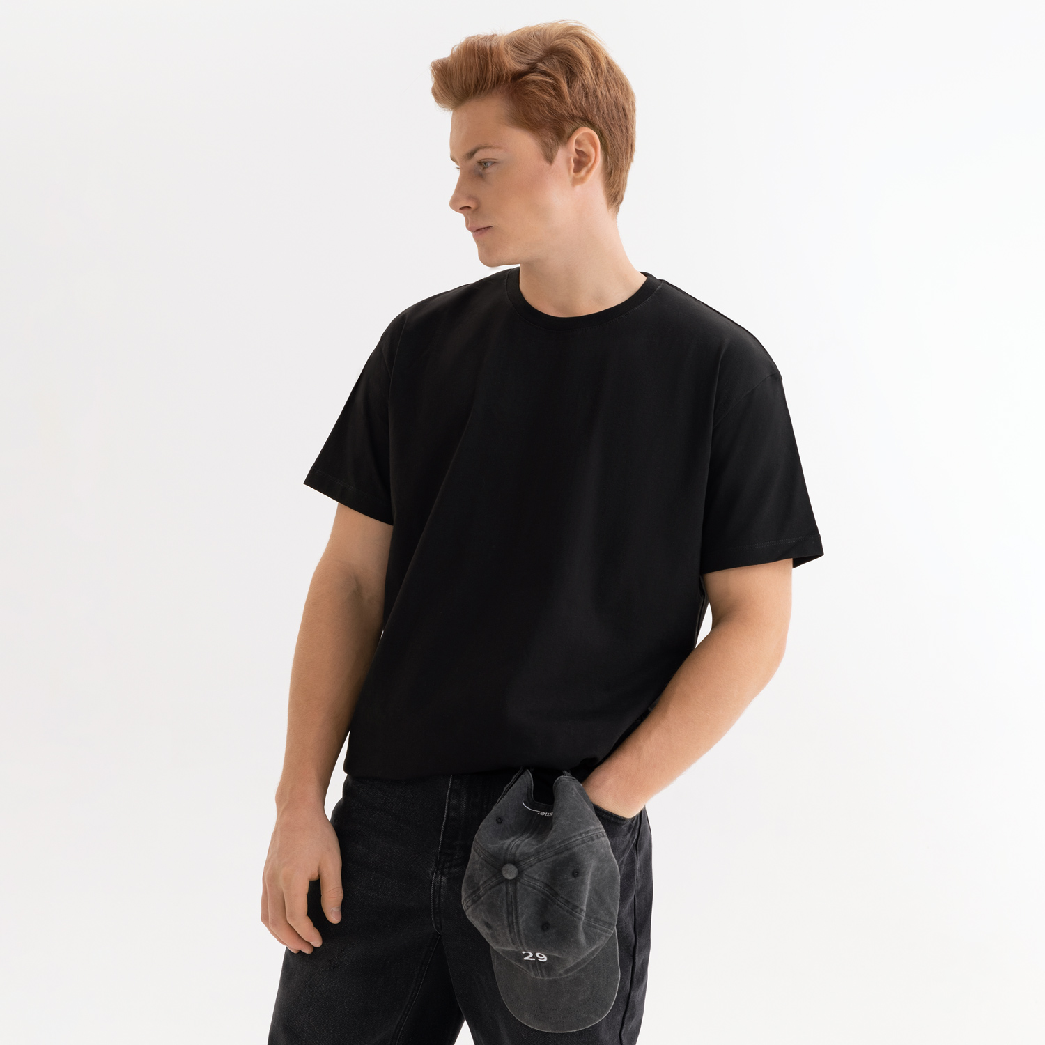 Футболка унисекс Крис (Kris), 150 гр., черная, размер XL