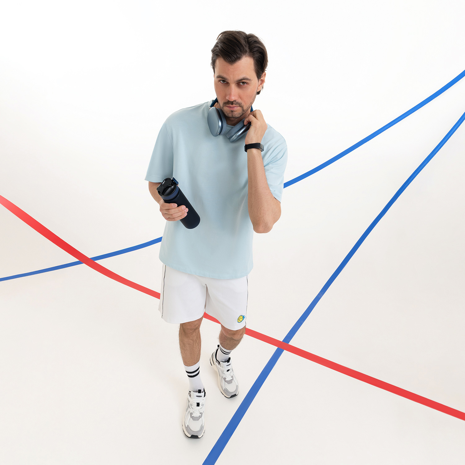 Футболка унисекс Раст Нео (Rust Neo), 240 гр., голубой, размер M/L