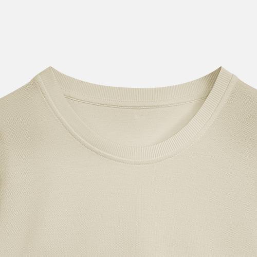 Футболка унисекс премиум AURA, 100% хлопок 200гр. бежевый; - купить именные сувениры в Воронеже