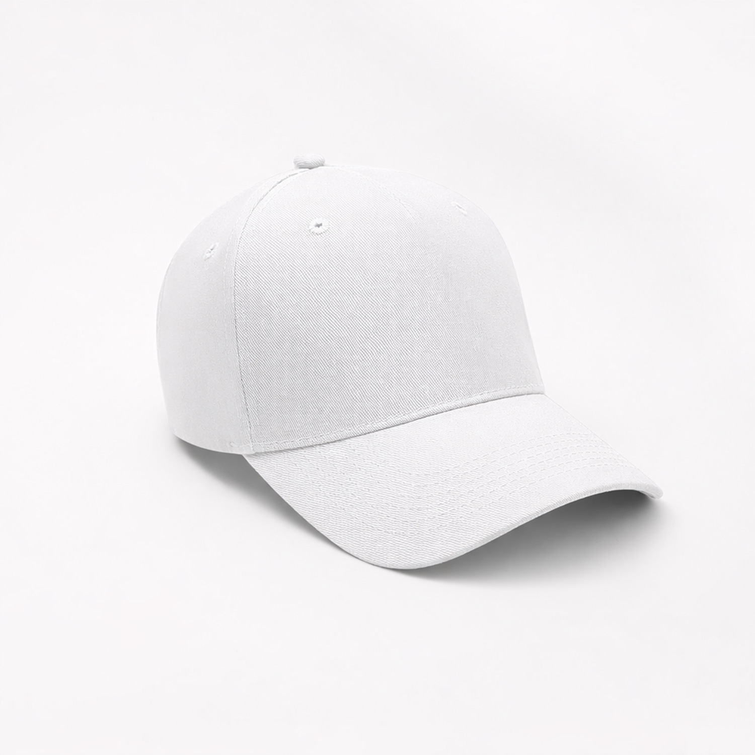 Бейсболка Фит, 5 клиньев, белый