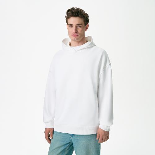 Худи оверсайз унисекс Фьюжн (Fusion), белый, размер 2XS