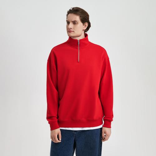 Толстовка на молнии унисекс Флоу (Flow), красная, размер 5XL/6XL
