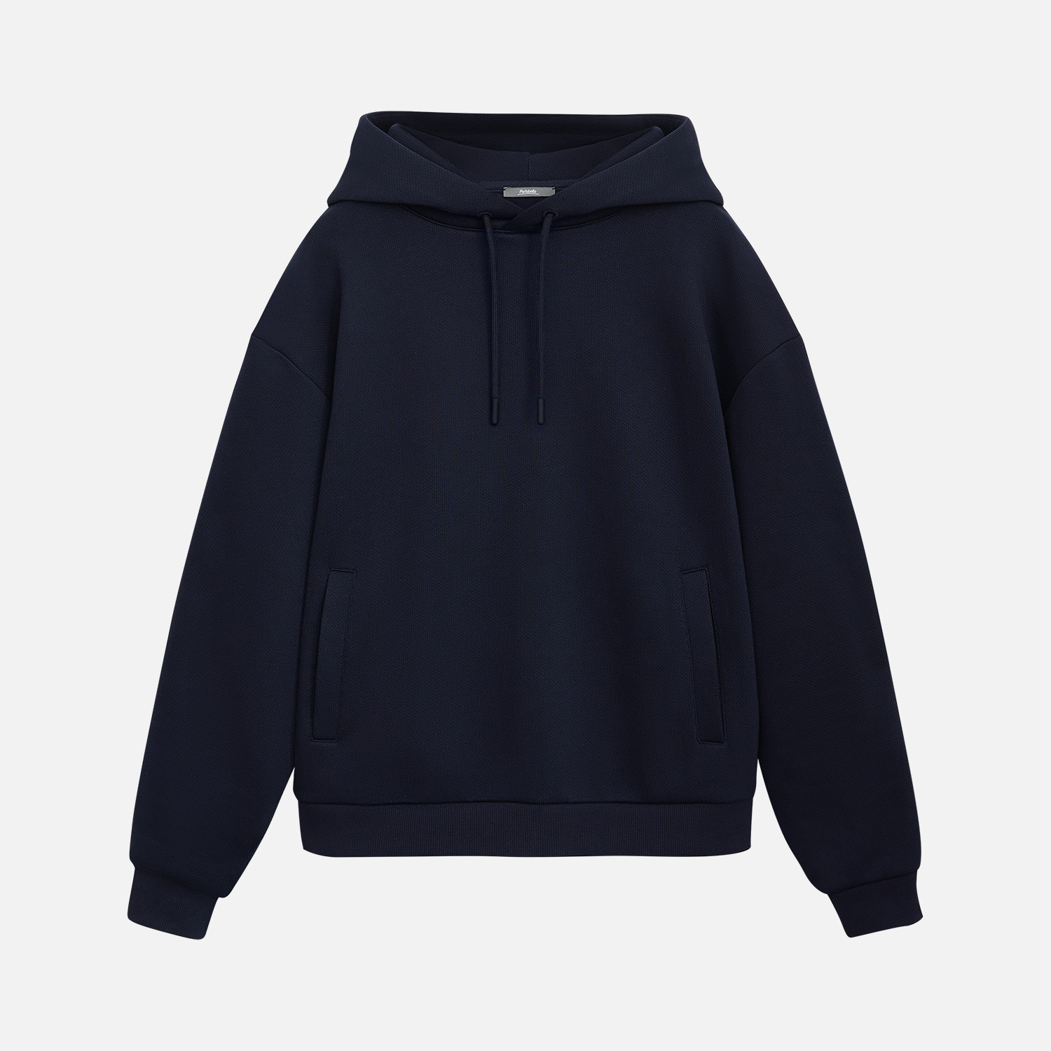 Худи релакс унисекс Баланс (Balance), с начесом, синий, размер XL/2XL