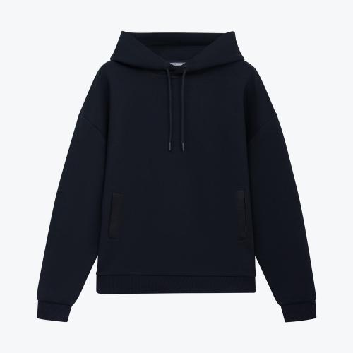 Худи релакс унисекс Баланс, с начесом, синий, размер 3XL/4XL