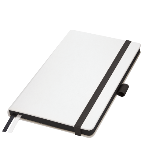 Ежедневник Арктик (Arctic) недатированный, белый/черный