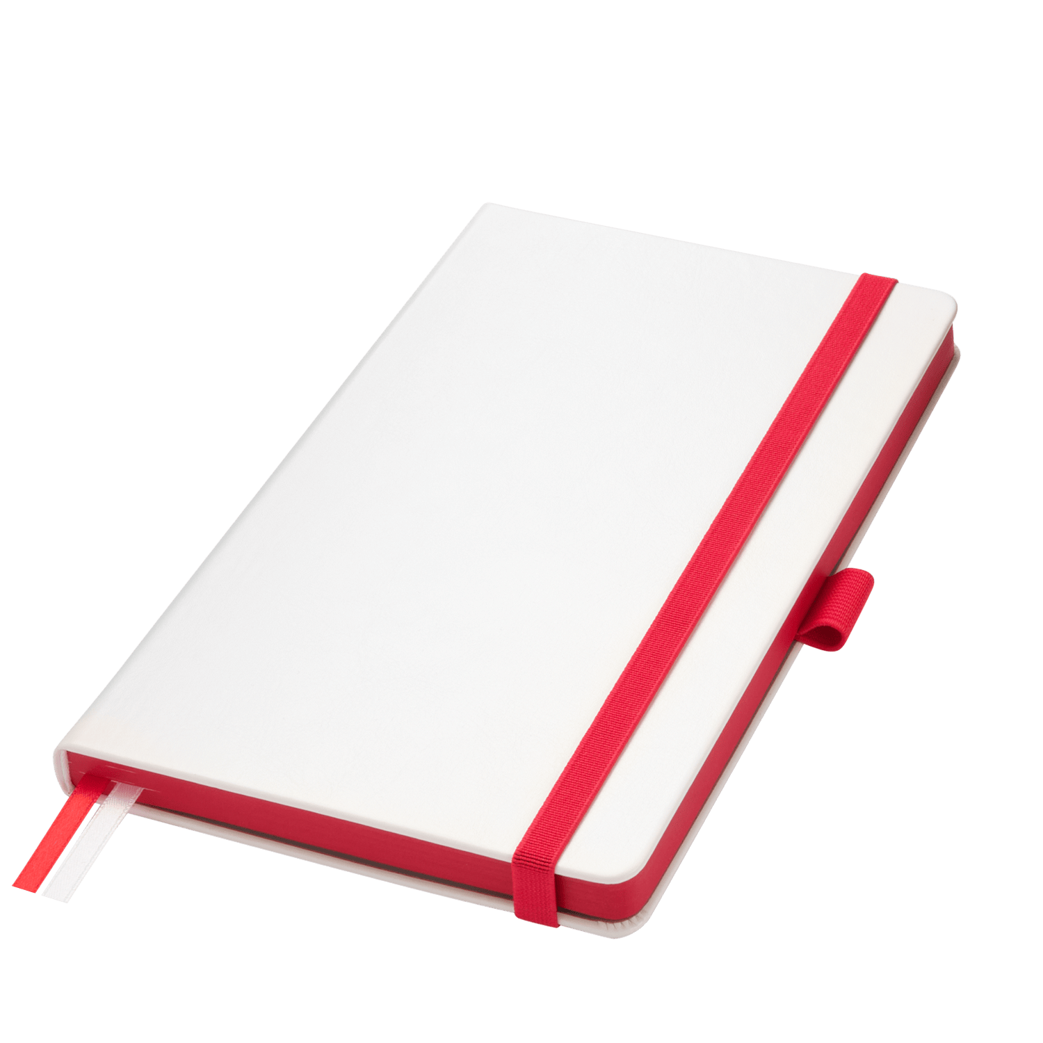 Ежедневник Arctic недатированный, белый/красный