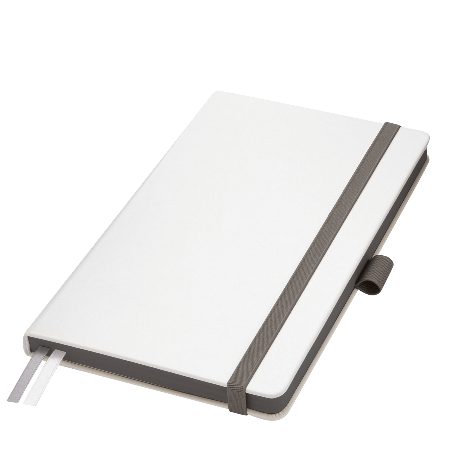 Ежедневник Арктик (Arctic) недатированный, белый/темно-серый