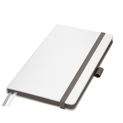 Ежедневник Арктик (Arctic) недатированный, белый/темно-серый
